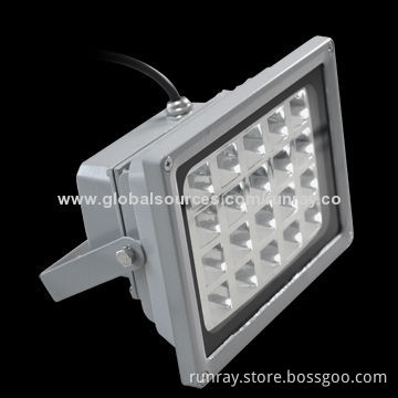 20W LED Floodlight, 85 to 265V AC/12-24V DC Voltage, PF >0.95, IP65, Epistar 35x35-mil Chip, CE MarkNew